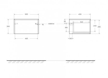 Мебель для ванной CEZARES TAVOLONE, артикул 41784