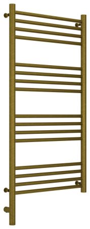 Полотенцесушитель электрический "БОГЕМА 3.0" прямая 1000х500 / МЭМ левый (Состаренная бронза), артикул 05-5804-1050