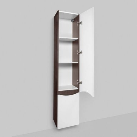 Шкаф пенал AM.PM Like 35 R M80CHR0356VF подвесной Белый/венге Шкаф пенал AM.PM Like 35 R M80CHR0356VF подвесной Белый/венге