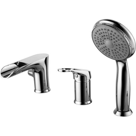 Смеситель на борт ванны Lemark Omega LM3145C Хром, артикул LM3145C