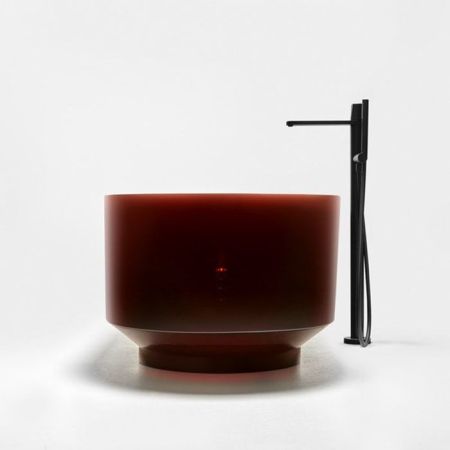 ANTONIO LUPI BORGHI Ванна 1800х750х530 мм., отдельностоящая, с нажимным донным клапаном и сифоном, Icemood, цвет Mostato матовый, артикул BORGHI180 Icemood mostato