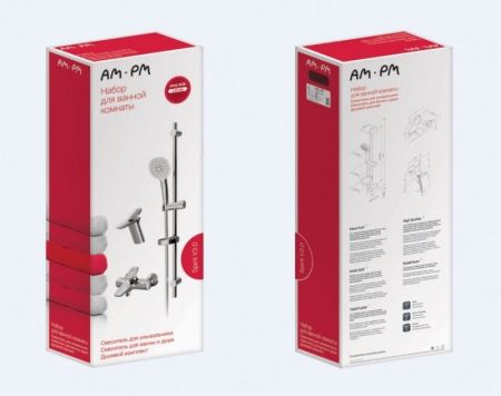 Комплект смесителей AM.PM Spirit V2.0 F40970A00 Хром