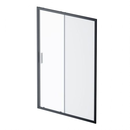 W90G-140-1-195BM Gem Solo Дверь душевая 140х195, стекло матовое, профиль черный матовый W90G-140-1-195BM Gem Solo Дверь душевая 140х195, стекло матовое, профиль черный матовый
