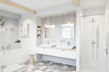 Душевой гарнитур, Kludi, Freshline, размер штанги, мм-915, размер шланга, мм-1600, размер душевого диска, мм-140, форма лейки-круглая, количество режимов-3, тип струи-бодрящая, мягкая, массажная, передвижной держатель для душа, с крепежным набором, цвет-х, артикул 6794005-00