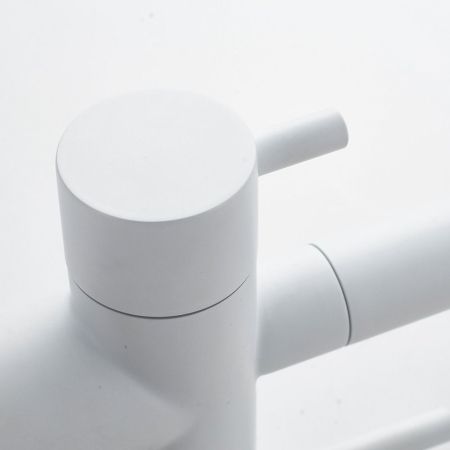 Смеситель для кухни с подключением фильтра Shevanik S178C, белый