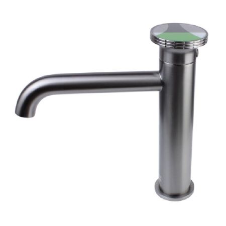 Смеситель для раковины Bronze de Luxe 9009GM-G, графит/зеленый, артикул 9009GM-G