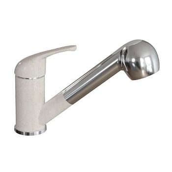 Смеситель для кухни с выдвижным изливом Dr. Gans Соната 319.04L.1223.408, серый