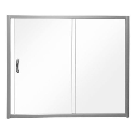 Шторка на ванну AM.PM Bliss L 170x150 профиль Хром стекло прозрачное, артикул W53S-1701150MT