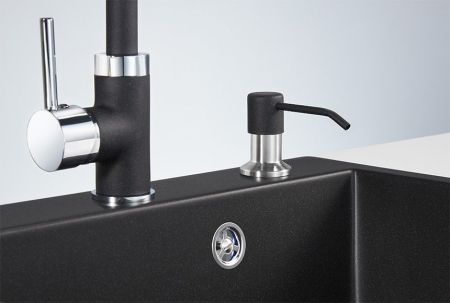 Дозатор для кухонной мойки GRANULA (1403, ЧЁРНЫЙ), артикул 1403, ЧЁРНЫЙ