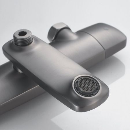 Душевая система Rose R3936T, оружейная сталь, артикул R3936T