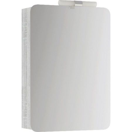 Зеркальный шкаф Aqwella Аликанте 50 Alic.04.05/Gray с подсветкой Дуб седой