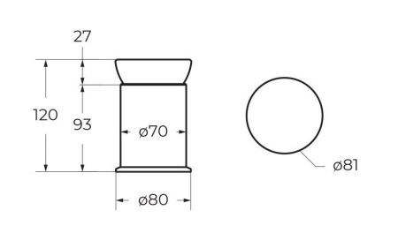 Стакан настольный CEZARES APHRODITE-TUMP, артикул APHRODITE-TUMP-03/24