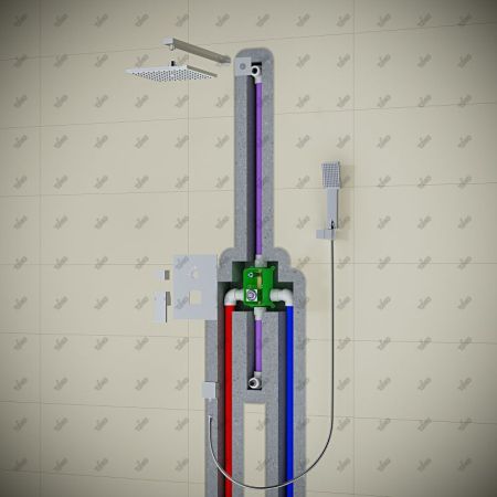 Душевая система встроенная Timo Selene SX-2069/00SM (1113) хром, артикул SX-2069/00SM (1113)