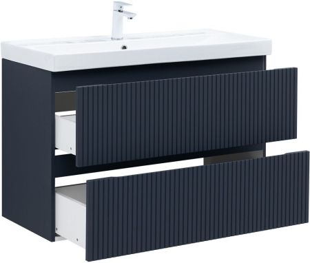 Тумба под раковину Aquanet Джейн (Flat) 100 маренго, артикул 00335431