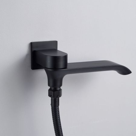 Душевая система встраиваемая Shevanik S4135H, черный