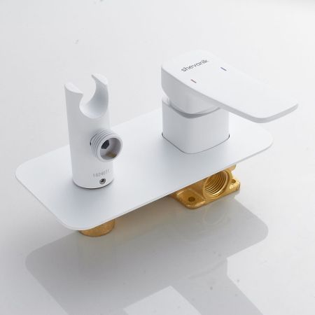 Гигиенический душ со смесителем Shevanik S9905C, белый