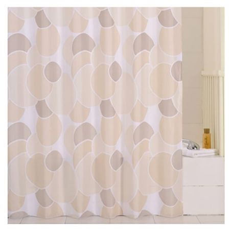 Штора для ванны Iddis Cream Balls 200x200 Бежевая