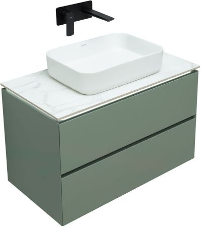 Тумба под раковину Allen Brau Infinity 85 1.21001.CGM олива матовый, артикул 1.21001.CGM