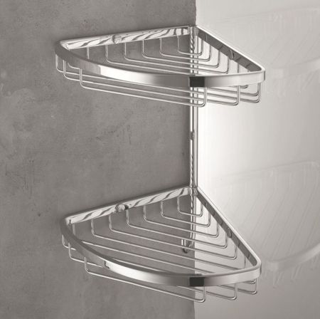 Угловая полка Colombo Design Angolare B9604.000 Хром