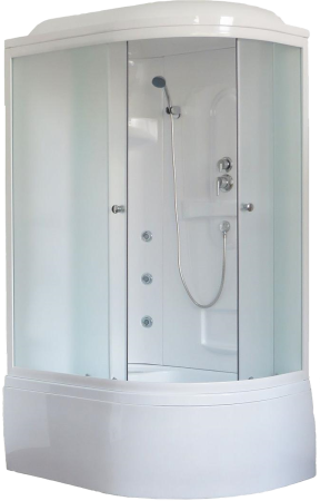Душевая кабина Royal Bath RB 8120BK2-M (матовое) левая, артикул RB8120BK2-M-L