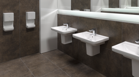 TOTO PUBLIC Сушилка для рук, 245x154x470мм, цвет: белый цена со склада нашего), артикул TYC324W