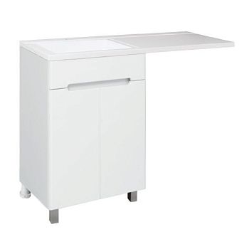 Тумба Runo Парма 60 под умывальник 00-00001024, 00-00001025 (Гамма 120 лайт левое/правое крыло) (00-00004160)