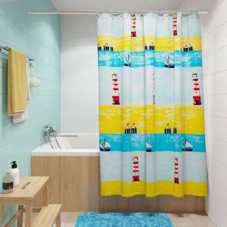 Штора для ванны Fora PH81 Маяк, артикул PH81