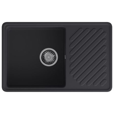 Кухонная мойка GranFest QUARZ 52, черный, артикул 52 черный