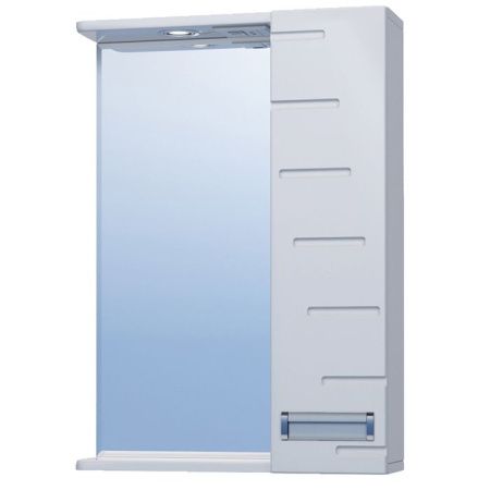 Зеркало со шкафом Vigo Diana 50 R с подсветкой Белое