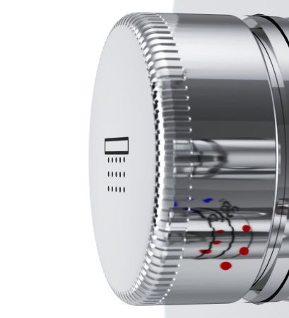 F50A85700 Inspire V2.0, TouchReel смеситель для 2 потребителей с термостатом, монтируемый в стену, х F50A85700 Inspire V2.0, TouchReel смеситель для 2 потребителей с термостатом, монтируемый в стену, х