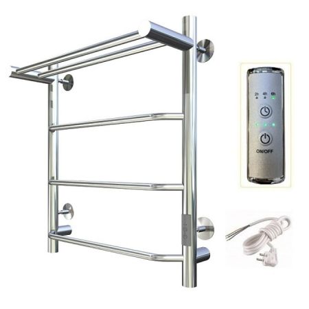 Полотенцесушитель электрический с полочкой (лесенка) Тругор Пэк сп 6 П 60х50 см, артикул Пэк сп 6П/6050 32