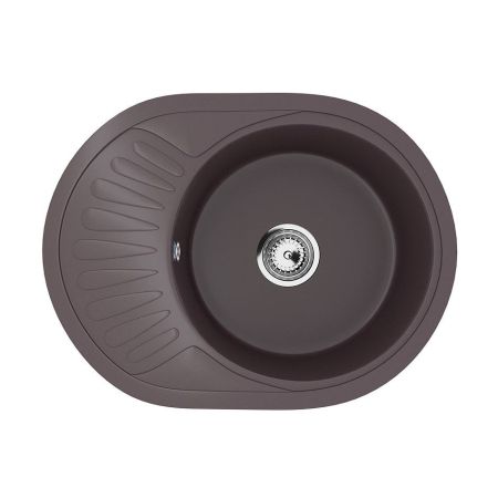 Кухонная мойка Ulgran U-107м-345, шоколад, артикул U-107m-345