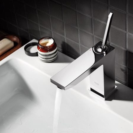 Смеситель для раковины GROHE Eurocube Joy со средним изливом, хром (23658000), артикул 23658000