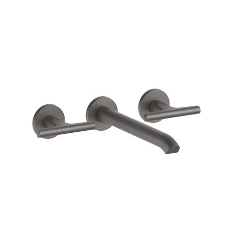 FANTINI SAILING Смеситель для раковины настенный встраиваемый, двухвентильный, внешняя часть, цвет Matt Gun Metal PVD