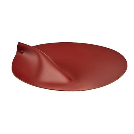 Colombo Adj Крышка для круглой корзины, D40 см, цвет: бордо/коньяк