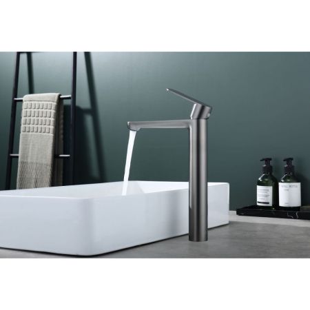 Смеситель для раковины Splenka S222.15.09, графит, артикул S222.15.09