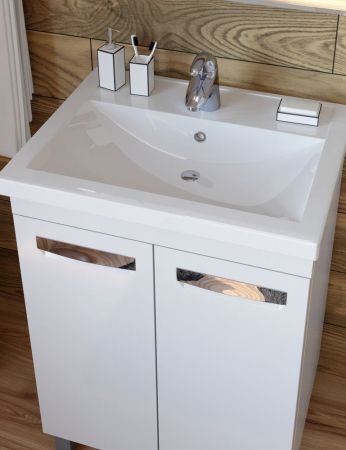 Тумба с раковиной напольная VIGO Plaza tn.PLA.COM.60.2D, 60 см, артикул tn.PLA.COM.60.2D-com