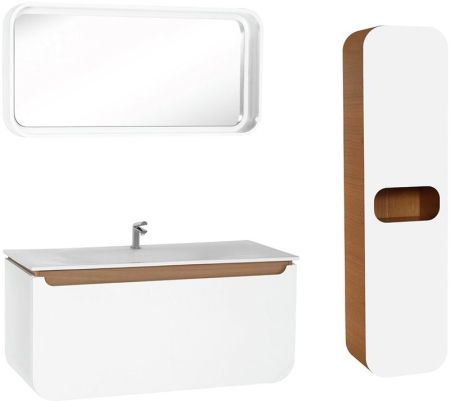 Зеркало Creavit Pion 118 PN1120.01.BB с подсветкой Белое, артикул PN1120.01.BB