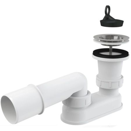 Сифон для душевого поддона Alcaplast A461-50 Хром, артикул A461-50