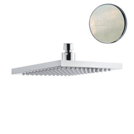 Верхний душ Webert AC1012345BRASS, никель, артикул AC1012345BRASS