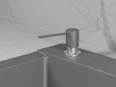 Дозатор для кухонной мойки GRANULA (22PD, ГРАФИТ (ЧЁРНО-СЕРЫЙ)), артикул 22PD, ГРАФИТ (ЧЁРНО-СЕРЫЙ)