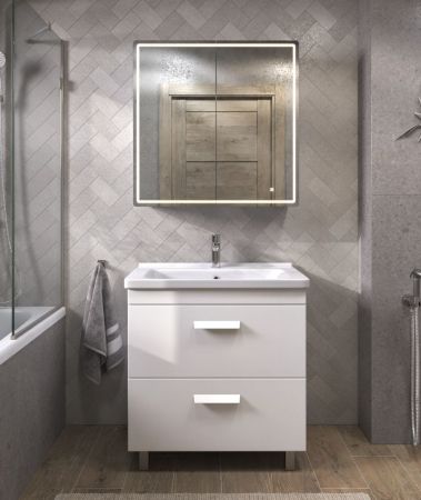 Тумба под раковину напольная VIGO Nova tn.NOV.MIR.80.2Y, 80 см, артикул tn.NOV.MIR.80.2Y