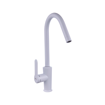 Смеситель для кухни FASHUN A54025-8, белый