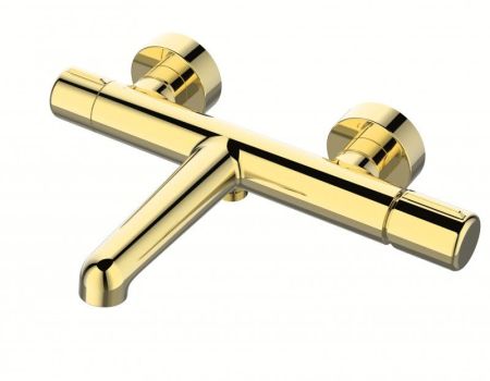 Смеситель для ванны и душа BelBagno UNO UNO-VASM-ORO, артикул UNO-VASM-ORO