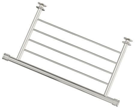 Полка, Сунержа, прямая 4П, ширина, мм-370, назначение-для водяных и электрических, материал-нержавеющая сталь, цвет-сталь