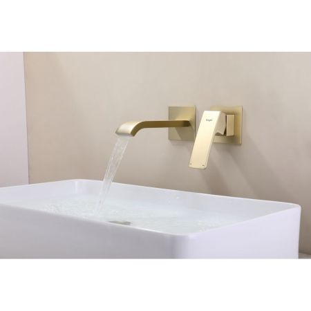 Смеситель для раковины встраиваемый Raglo R02.11.03, золотой сатин, артикул R02.11.03