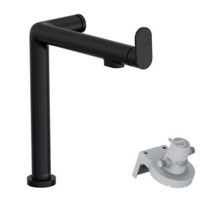 HG Aqittura M91 Кухонный смеситель 240 с системой фильтрации, 1jet, матовый черный, артикул 76804670