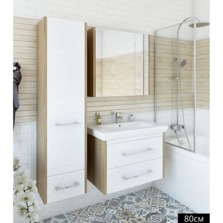 Тумба для раковины Sanflor Ларго 2 70 С0002118 Швейцарский вяз