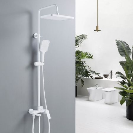 Душевая система Shevanik S4536C, белый