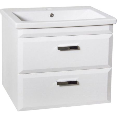 Тумба под раковину Style Line Лотос 70 Люкс Plus подвесная Белая, артикул СС-00000376